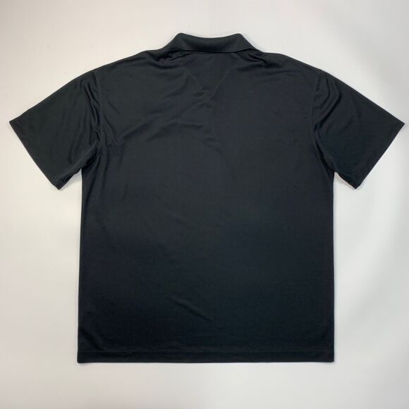 Nike Polo Shirt Mens XXL 2XL Black Golf Dri Fit Micro Pique Performance - Picture 10 of 16